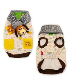 PET PARADISE ディズニー トイ・ストーリー　スリンキー マフラー付き トレーナー  小型犬