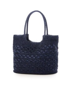 UNBILLION カシュカシュ cachecache / メタリックコード柄編みトートバッグ