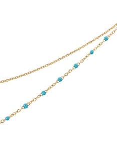 AMERICAN HOLIC 【ステンレス】プチトップカラーMIX2連ネックレス