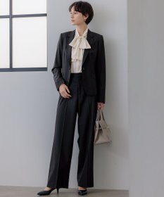 23区 S 【洗える】ドットドビーデシン ブラウス