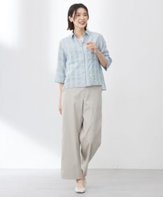 J.PRESS LADIES L 【洗える・接触冷感・撥水・UVカット】タスランチノ パンツ