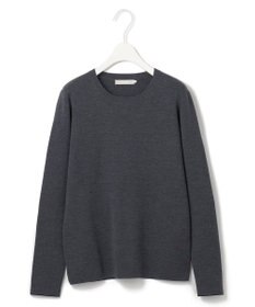 ICB 【洗える】 エクストラファインメリノ クルーネックプルオーバー