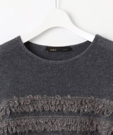 自由区 【PREMIUM KNIT COLLECTION】スパンコールコンビ ニット