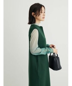 Green Parks キーネックダンボールジャンスカ