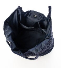 UNBILLION カシュカシュ cachecache / メタリックコード柄編みトートバッグ