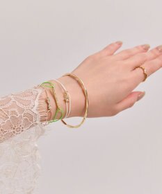 Phoebe 〈金属アレルギー対応〉バブルニュアンスバングル　ゴールド/ニッケルフリー