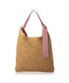 UNBILLION カシュカシュ cachecache / 下がりグログラン柄編みトートバッグ