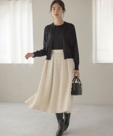 組曲 【WEB限定・2SET】ラメ入りアンサンブルニット