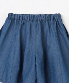 組曲 KIDS 【110-140㎝】レースコンビデニム キュロット