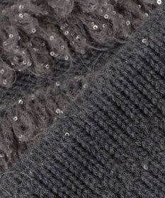 自由区 【PREMIUM KNIT COLLECTION】スパンコールコンビ ニット