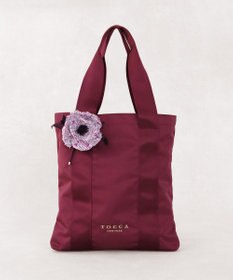 TOCCA 【アップサイクルコサージュ付き・美香＆Lovécoコラボ・数量限定・A4サイズ対応】FLOWER IN HEART BAG バッグ