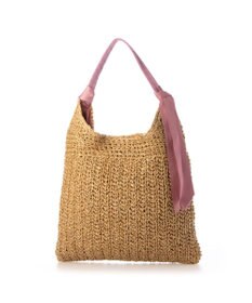 UNBILLION カシュカシュ cachecache / 下がりグログラン柄編みトートバッグ