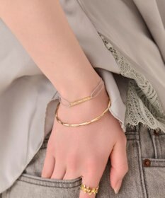 Phoebe 〈金属アレルギー対応〉バブルニュアンスバングル　ゴールド/ニッケルフリー