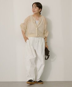 AMERICAN HOLIC 【WEB限定】【接触冷感】2WAYシアーニットカーディガン