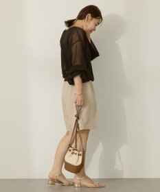 AMERICAN HOLIC 【WEB限定】【接触冷感】2WAYシアーニットカーディガン