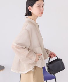 AMERICAN HOLIC メッシュ異素材切替ブルゾン