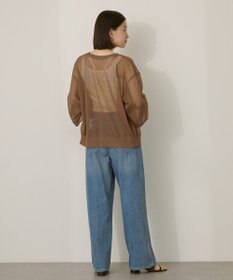 AMERICAN HOLIC 【WEB限定】【接触冷感】2WAYシアーニットカーディガン