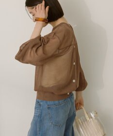 AMERICAN HOLIC 【WEB限定】【接触冷感】2WAYシアーニットカーディガン