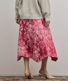 GRACE CONTINENTAL オーナメントジャガードハンカチヘムスカート