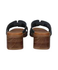 INTER-CHAUSSURES 【Oh my Sandals】チャンキーヒールレザーサンダル