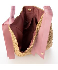 UNBILLION カシュカシュ cachecache / 下がりグログラン柄編みトートバッグ