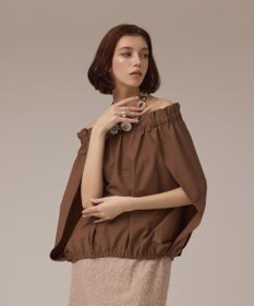 GRACE CONTINENTAL ケープ風2WAYトップ