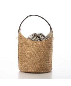 UNBILLION cachecache ジャガード巾着付きポリプロピレンバケツバッグ