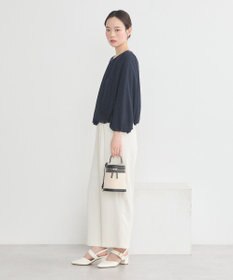 earth music&ecology シアーバルーンプルオーバー