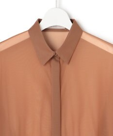 ICB L ハイゲージチュール ロングシャツ