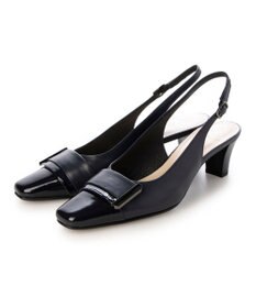 Riz raffinee <Riz raffinee>バックルモチーフバックベルトパンプス