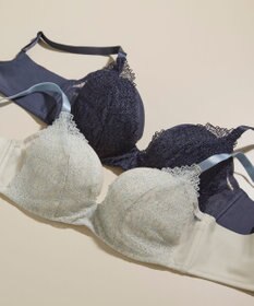 une nana cool 【脇高で背中スムージングブラジャー】さあわたし　レース