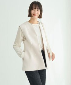 UNFILO L 【VERY×UNFILOコラボ】BEAUTY FORM JERSEY+ ペプラムジレ