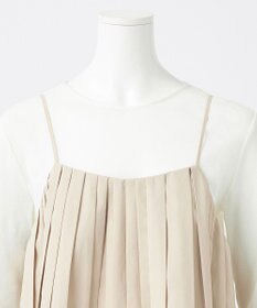 23区 【GOLD LABEL】ギャザリングプリーツ キャミソール