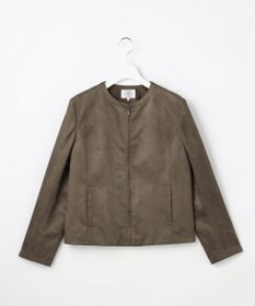 J.PRESS LADIES L CLEAR LIGHT スエード ブルゾン