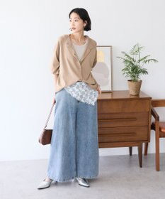 CRAFT STANDARD BOUTIQUE 洗える/UVカット/毛玉軽減 ファンクショナルニットカーディガン