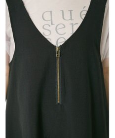 CRAFT STANDARD BOUTIQUE 前後2WAY麻調パネルワンピース