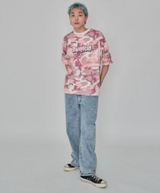 WEGO 【ユニセックス着用ITEM/MLサイズ展開】カモフラグラフィックT（SS）