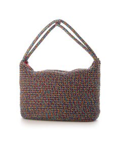 UNBILLION カシュカシュ cachecache / 2wayハンドルメタリックコード編みトートバッグ