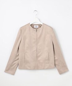 J.PRESS LADIES L CLEAR LIGHT スエード ブルゾン