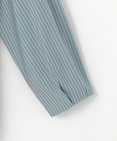 J.PRESS LADIES ストライプジャージー モックネック カットソー