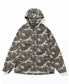 JOSEPH ABBOUD MOUNTAIN 【ストレッチ/軽量/撥水/ポケッタブル】エンボスカモフラージュ パーカー