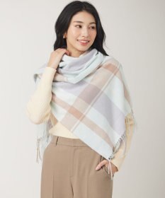 ANY SIS 【洗える】フワリーチェック ストール