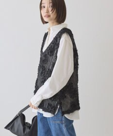 AMERICAN HOLIC 【選べる丈】Ｖネックレースベスト