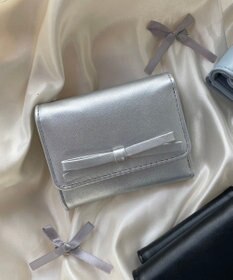 WEGO リボンフラップミニウォレット