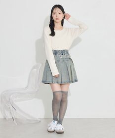 earth music&ecology ２ＷＡＹ釦リブプルオーバー