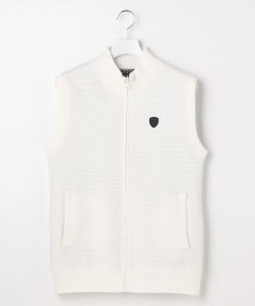 23区GOLF 【MEN】リバーシブルニットベスト モノグラム柄