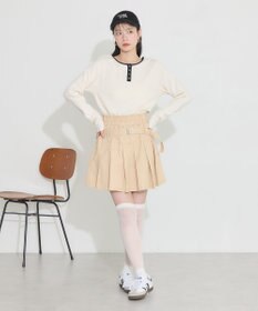 earth music&ecology ２ＷＡＹ釦リブプルオーバー