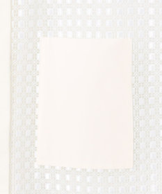 ICB L 【WEB＆一部店舗限定】 SustainableSquareLace フレンチスリーブシャツ