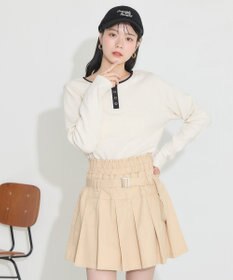 earth music&ecology ２ＷＡＹ釦リブプルオーバー