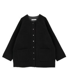 AMERICAN HOLIC Wフェイスラグランニットコーディガン